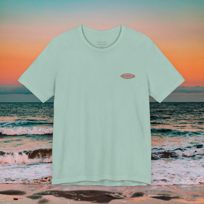 Beach Bum Hula Girl T-Shirt - Eco-Friendly Ocean Vibes Surf Style Tee