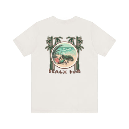 Beach Bum Lobster T-Shirt - Eco-Friendly Ocean Vibes Surf Style Tee