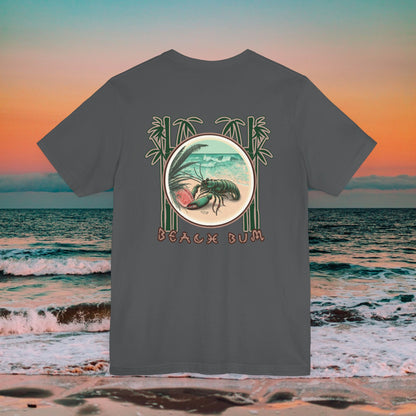 Beach Bum Lobster T-Shirt - Eco-Friendly Ocean Vibes Surf Style Tee