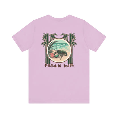 Beach Bum Lobster T-Shirt - Eco-Friendly Ocean Vibes Surf Style Tee