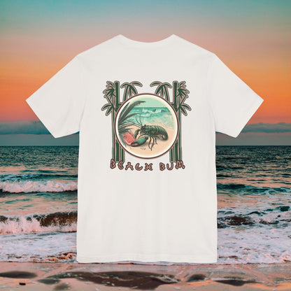 Beach Bum Lobster T-Shirt - Eco-Friendly Ocean Vibes Surf Style Tee