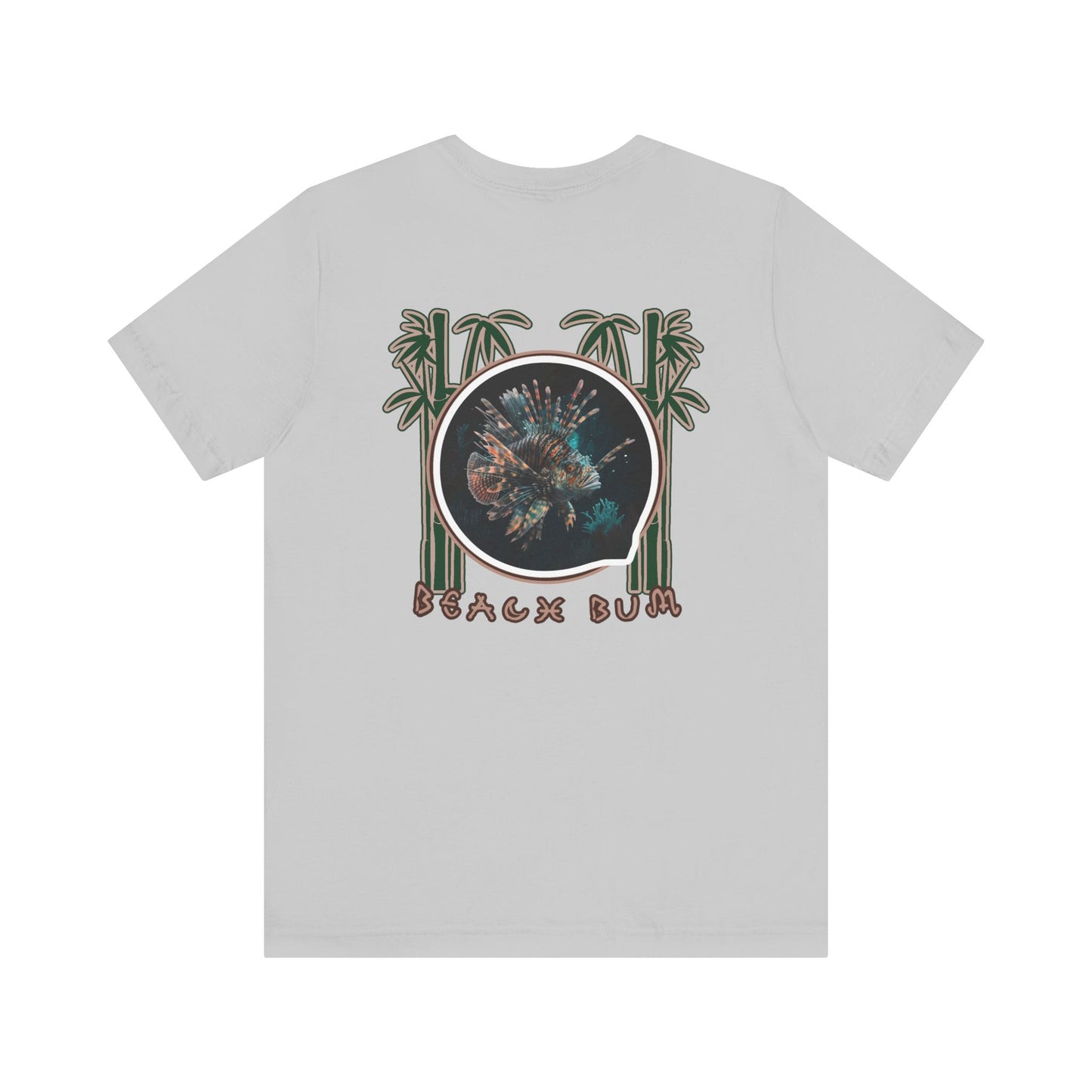 Beach Bum Lionfish T-Shirt - Eco-Friendly Ocean Vibes Surf Style Tee