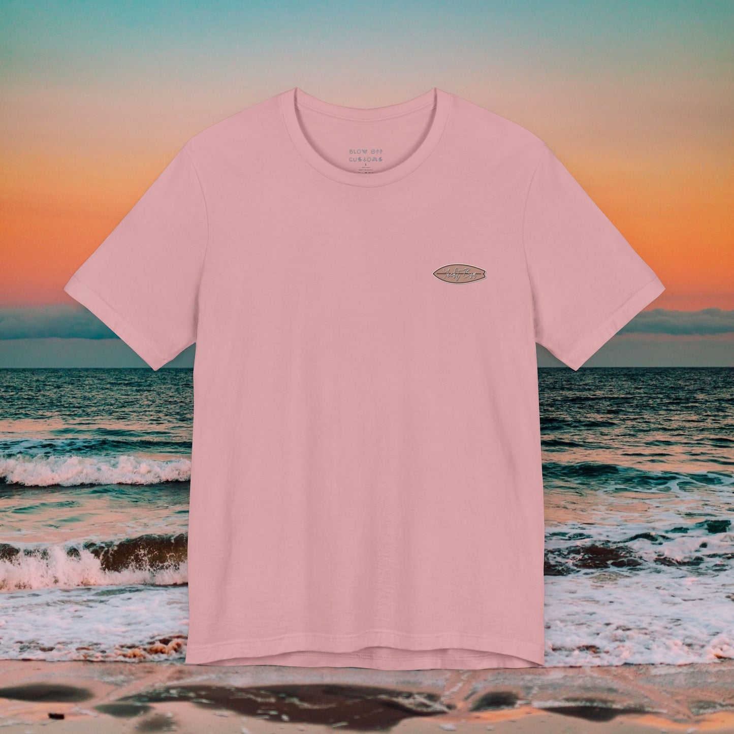 Beach Bum Seagull T-Shirt - Eco-Friendly Ocean Vibes Surf Style Tee