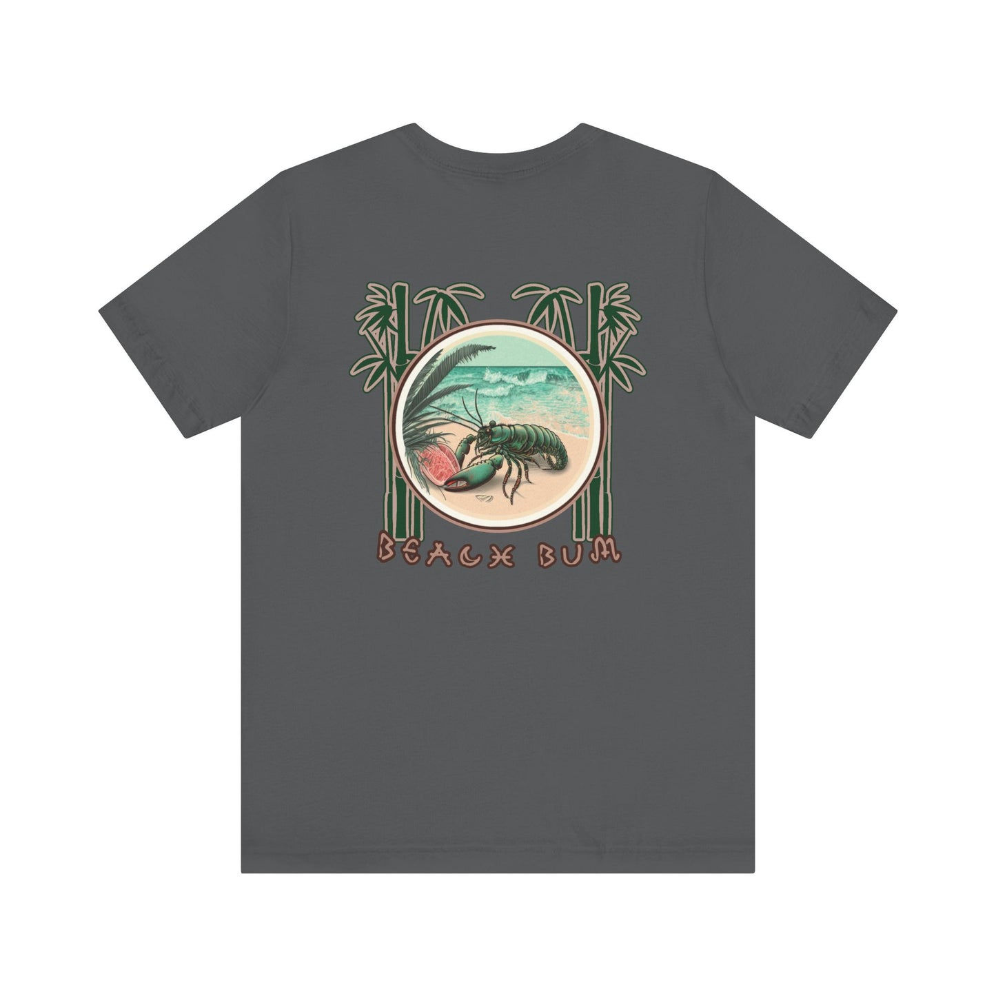 Beach Bum Lobster T-Shirt - Eco-Friendly Ocean Vibes Surf Style Tee